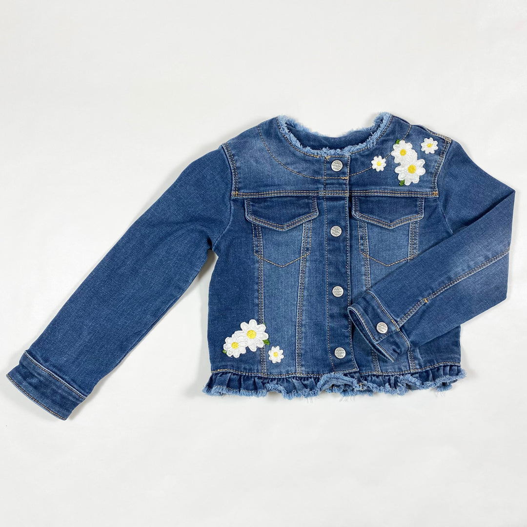 Mayoral daisy denim jacket 4Y/104 2