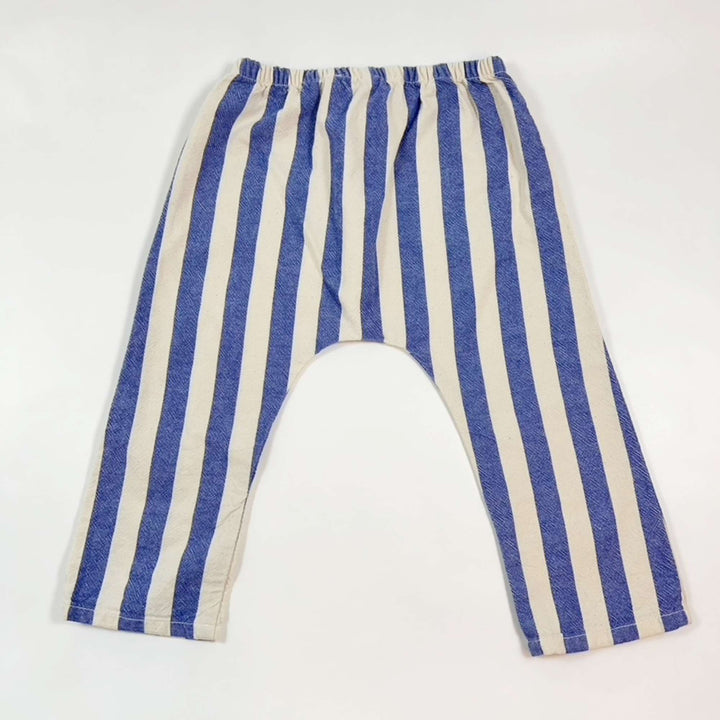 Piupiuchick blue bold striped summer pants 24M 2