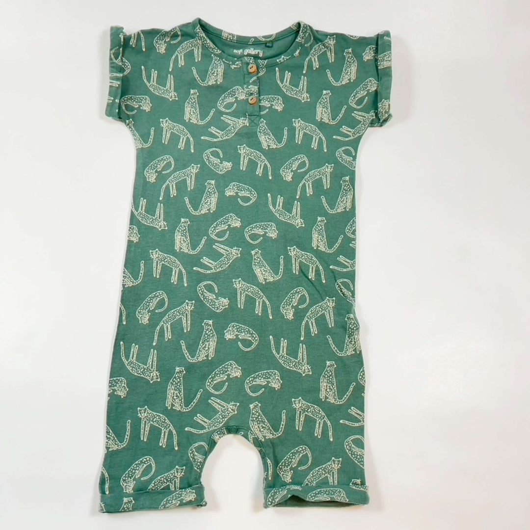 Soft Gallery green leopard overall 24M 1