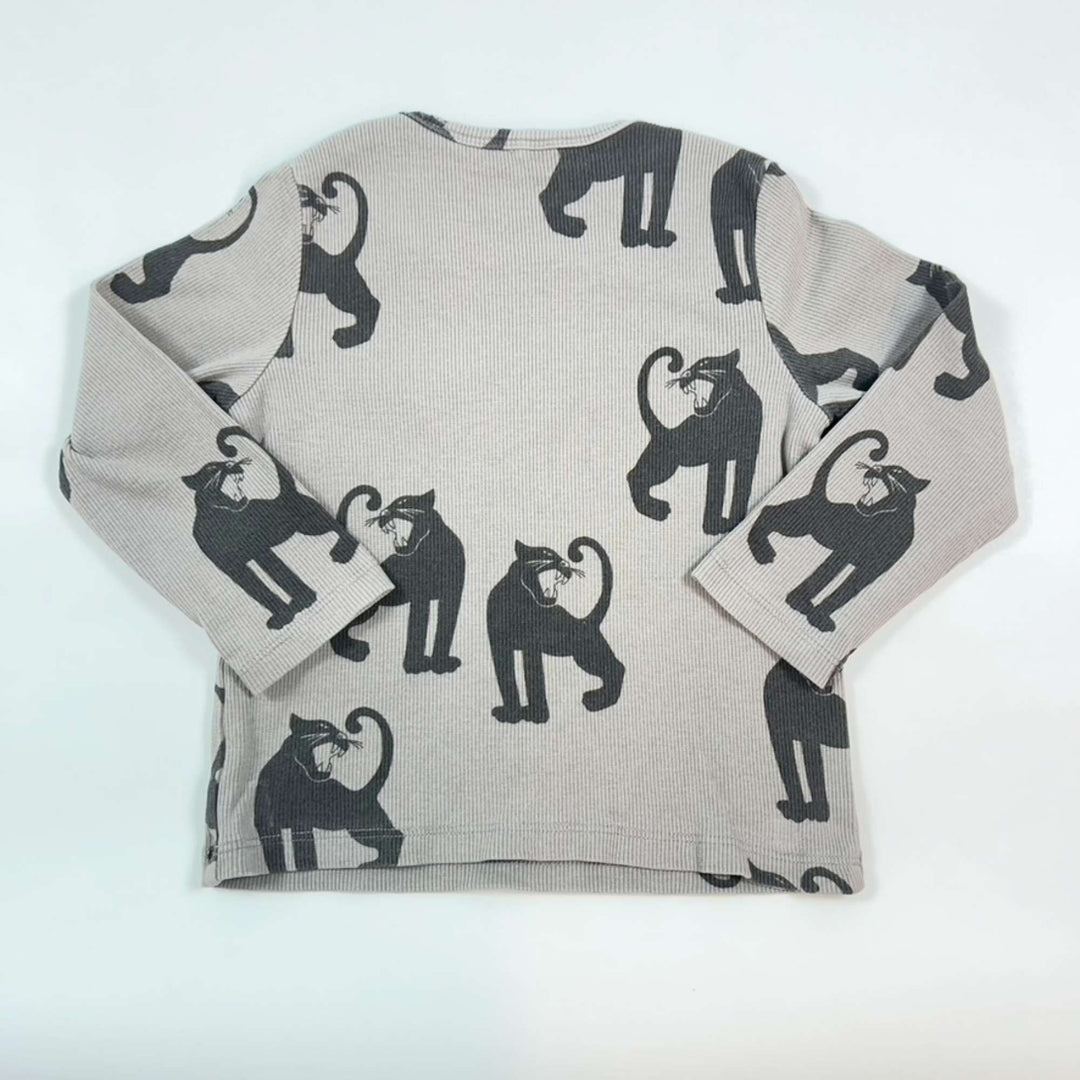 Mini Rodini ecru jaguar longsleeve 80/86 2