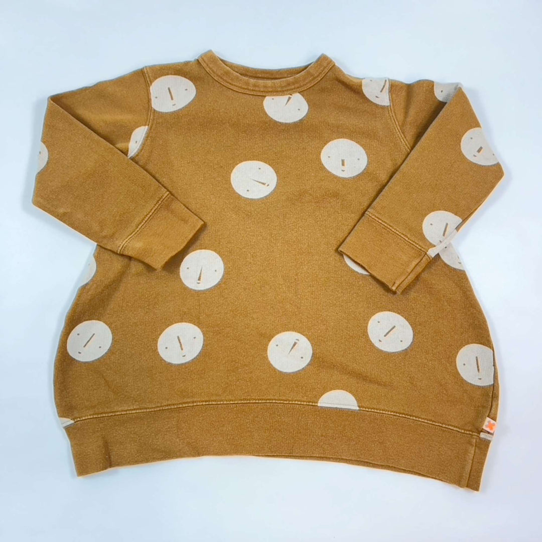 Tinycottons caramel face sweatshirt 12-18M 1