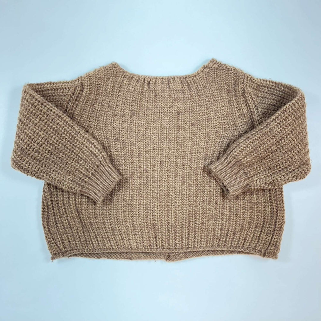 1+ In The Family brown oversize cardigan 24M 2