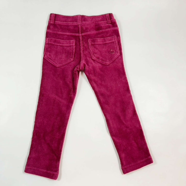 Benetton red velvet jeggings 98 2