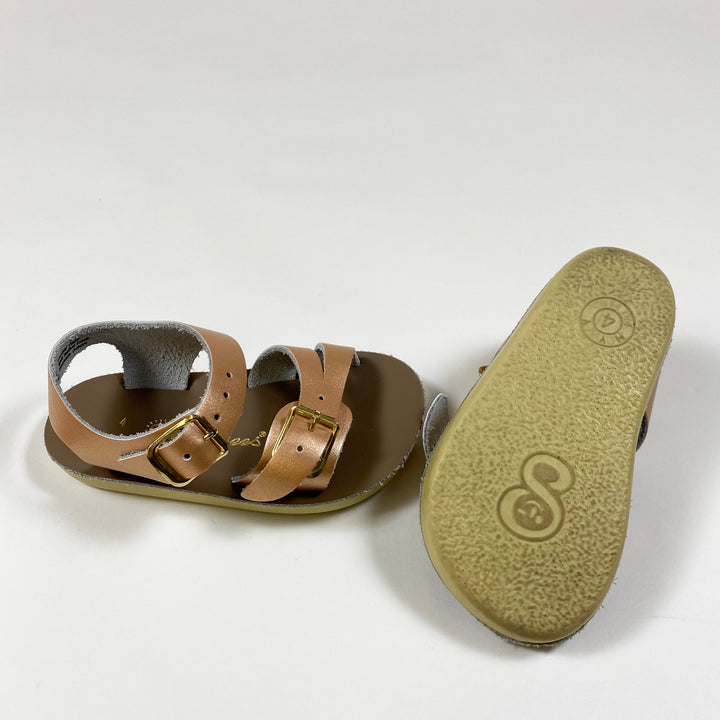 Saltwater rose gold Sun-San Sea Wee sandals 4 (20-21) 2