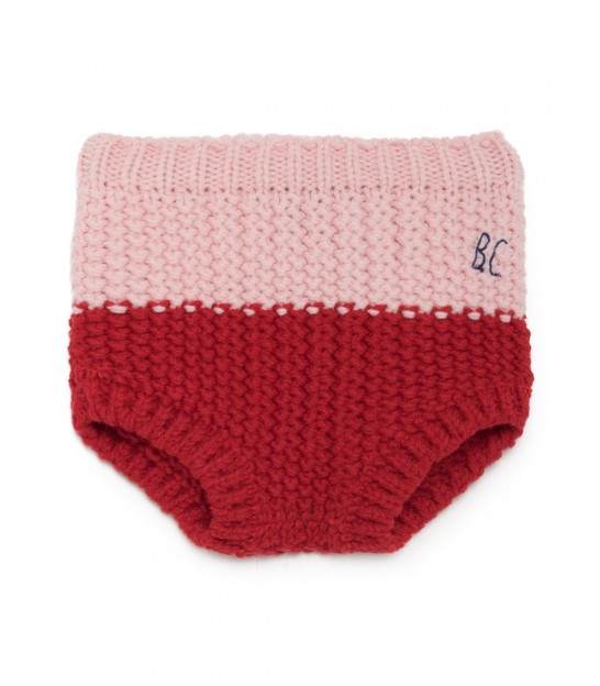 Bobo Choses red knit bloomers Second Season 6-12M/74 2