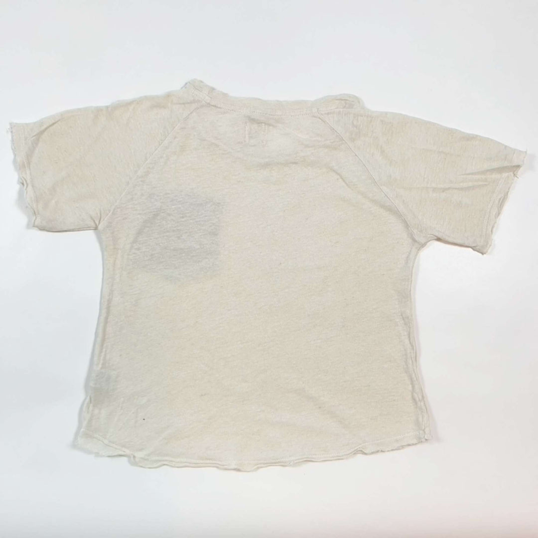Nico Nico off-white hemp mix T-shirt with pocket 2Y 3