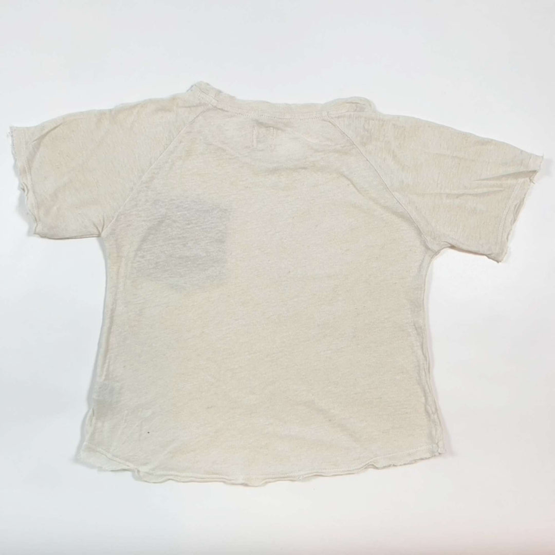 Nico Nico off-white hemp mix T-shirt with pocket 2Y 3
