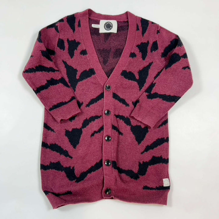 Sproet & Sprout bordeaux animal cardigan 18/24M 1