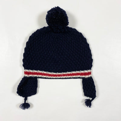 Gucci navy knit hat with pompon and earcovers M (6-12M) 1