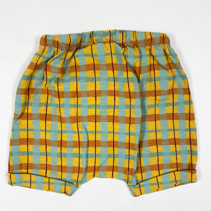 Soft Gallery green/yellow checked shorts Second Season 18M
