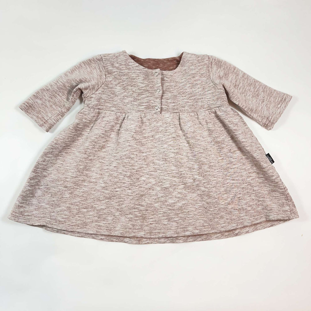 Monkind terracotta cotton dress 80-86/1-2Y 2