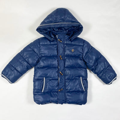 Mayoral navy padded jacket with fleece lining and hood 24M/92cm 1