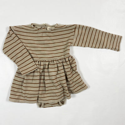 MarMar Copenhagen beige stripe body dress 1Y 1