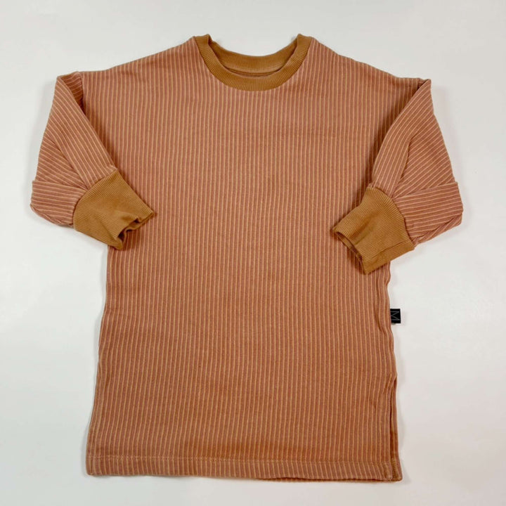 Monkind terracotta cotton sweatdress 2-3Y 1