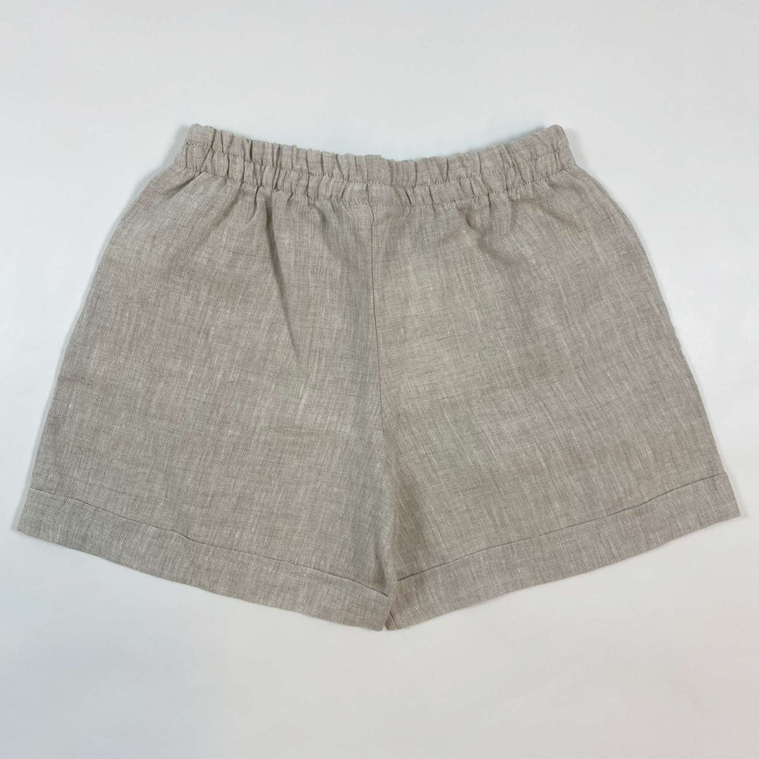 Early Bird ecru linen shorts Second Season 4/5Y 3