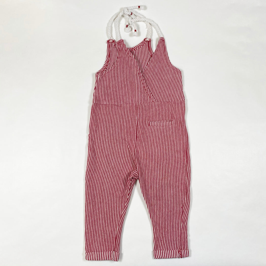 Zara red stripe jumpsuit 12-18M/86 3