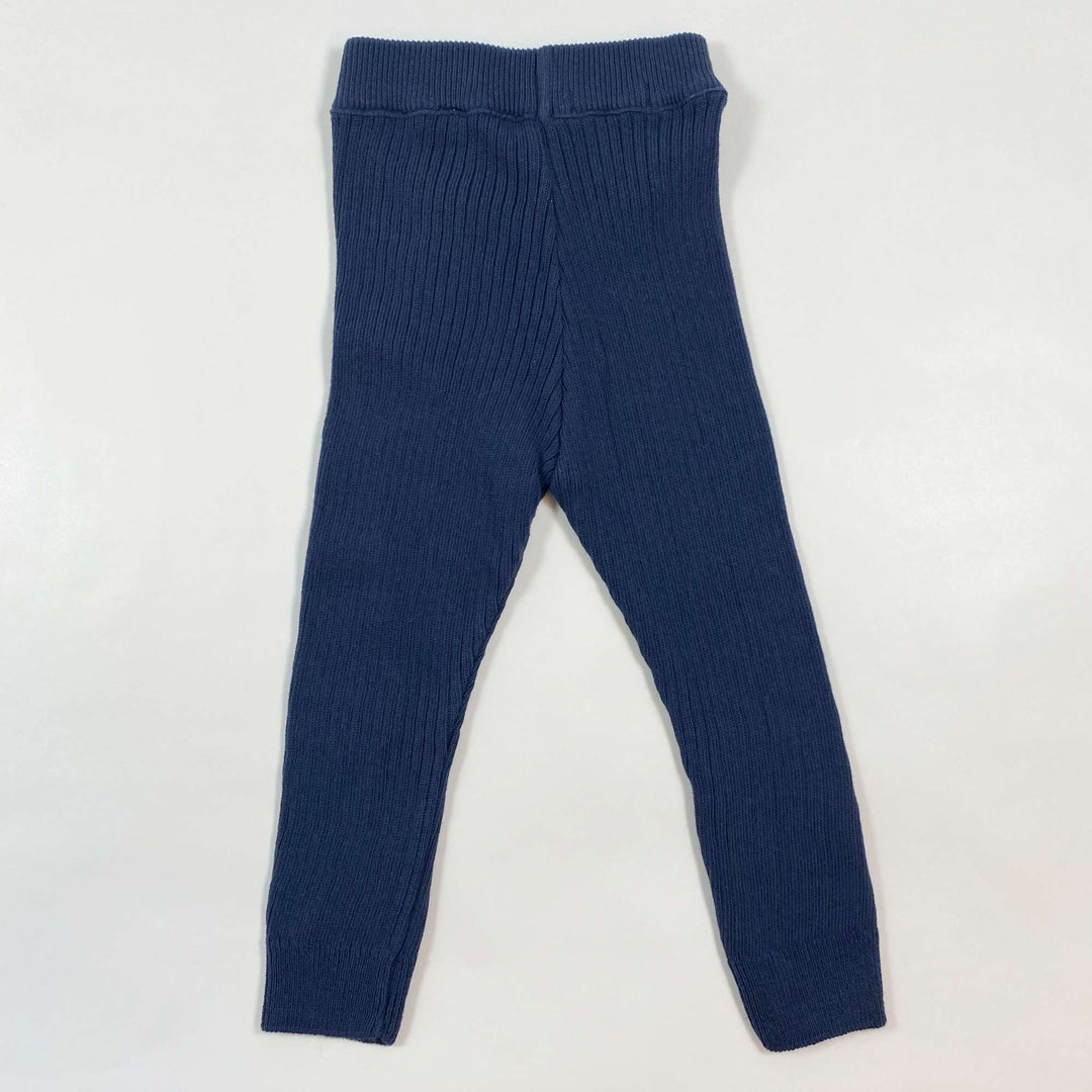 Meadow's tale navy rib knit leggings Second Season diff. sizes 3