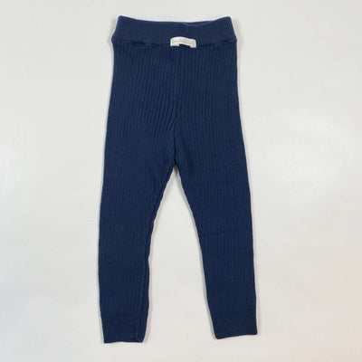 Meadow's tale navy rib knit leggings Second Season diff. sizes 1