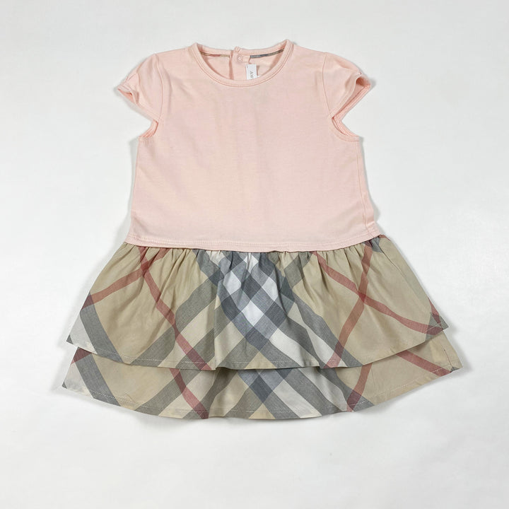 Burberry pink checked dress 6M/67 1