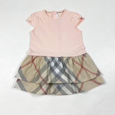 Burberry pink checked dress 6M/67 1