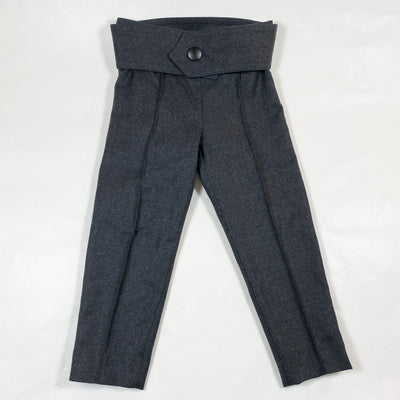 Marni grey wool pants with detachable belt 6A 1
