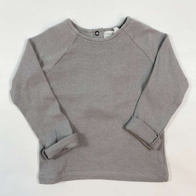Linen Lee grey cotton long-sleeve sweater Second Season 18-24/92 1