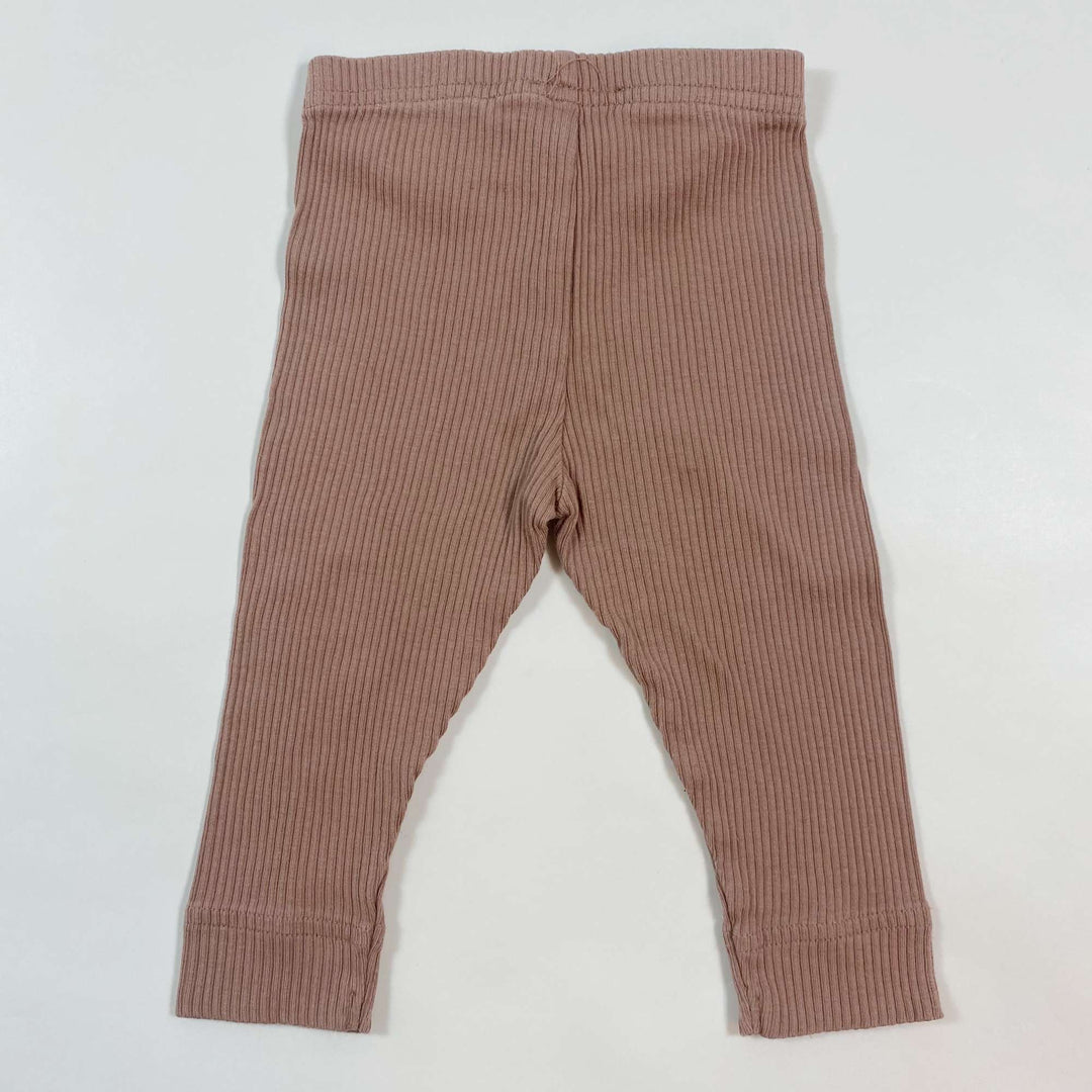 MarMar Copenhagen soft purple rib leggings 9M/74 2