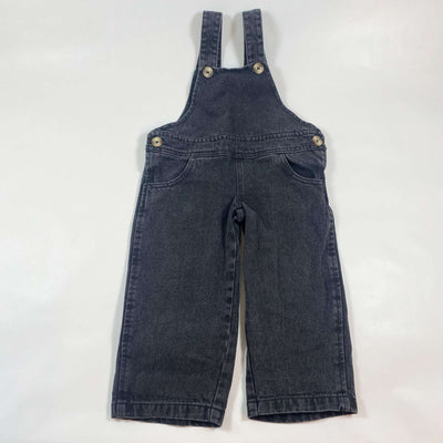 Poudre Organic faded black dungarees 4Y 1