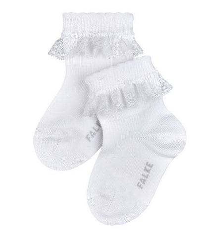 Falke romantic lace white cotton-blend socks Second Season diff. sizes 1