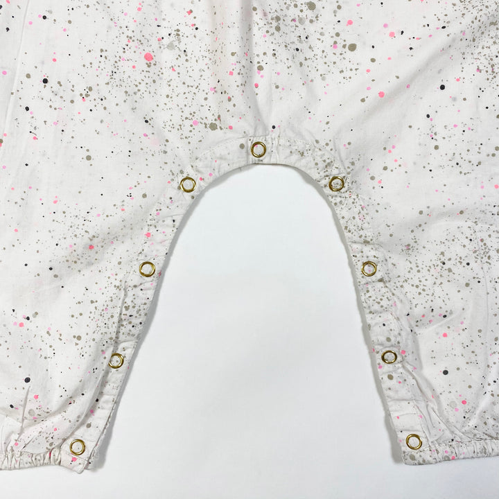 Soft Gallery white sprinkle print embroidered jumpsuit 12M 3