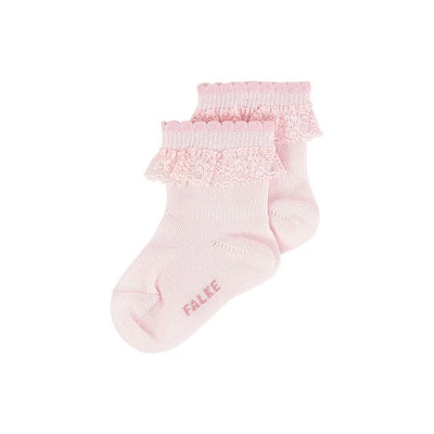 Falke Romantic lace light pink cotton-blend socks Second Season diff. sizes 1
