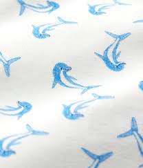Petit Bateau dolphin print short pyjama Second Season 3M/60 2