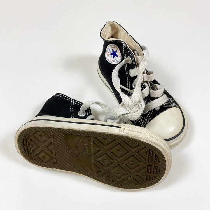 Converse schwarze High-Tops 21