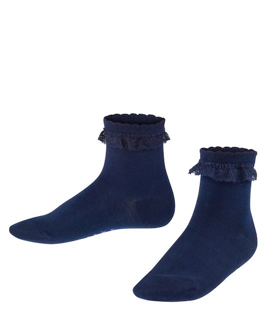 Falke Romantic lace navy cotton-blend socks Second Season diff. sizes 1