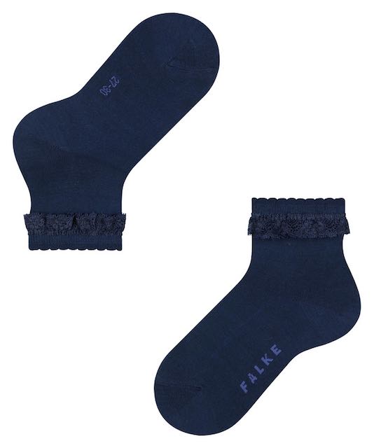 Falke Romantic lace navy cotton-blend socks Second Season diff. sizes 3