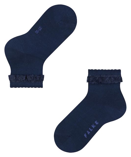 Falke Romantic lace navy cotton-blend socks Second Season diff. sizes 3