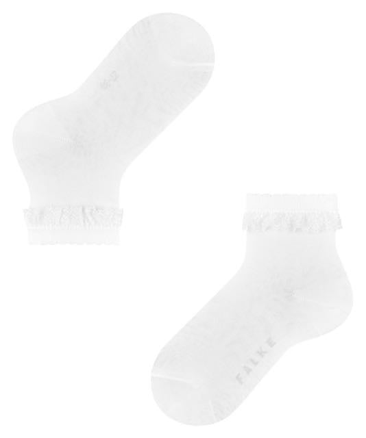 Falke Romantic lace white cotton-blend socks Second Season 31-34 3