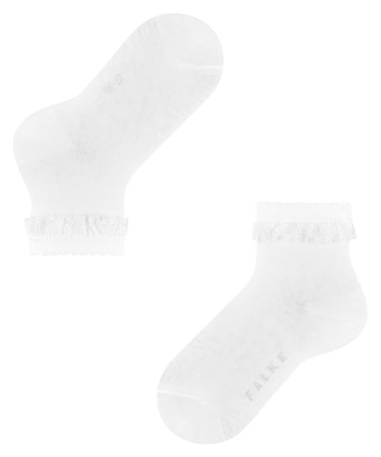 Falke Romantic lace white cotton-blend socks Second Season 31-34 3