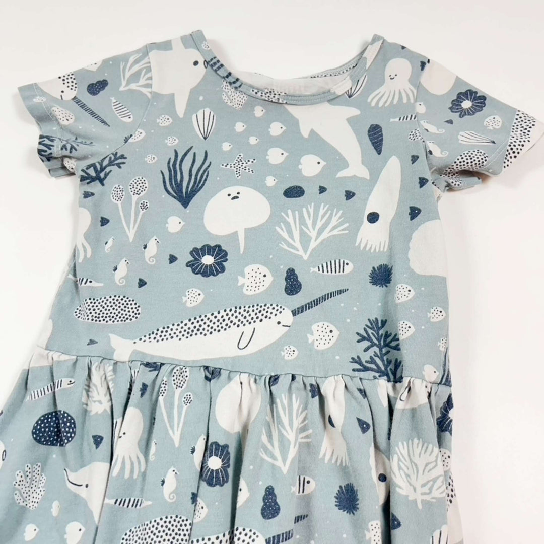 Winter Water Factory blue sea life dress 6Y 3