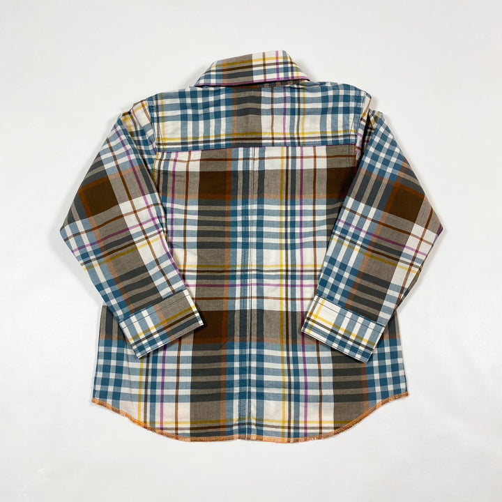 Petit Bateau multicolour checked shirt 2Y/86 2