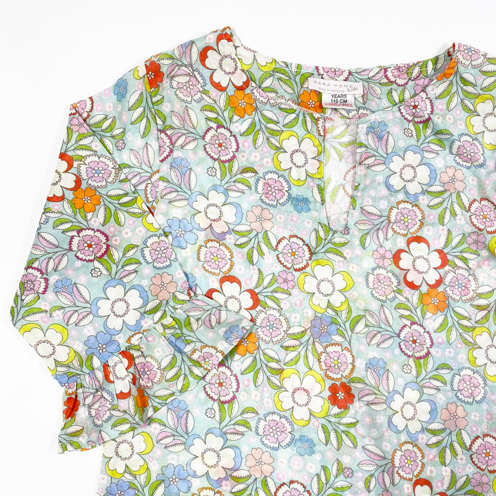 Zara  pastel floral tunic 110 2
