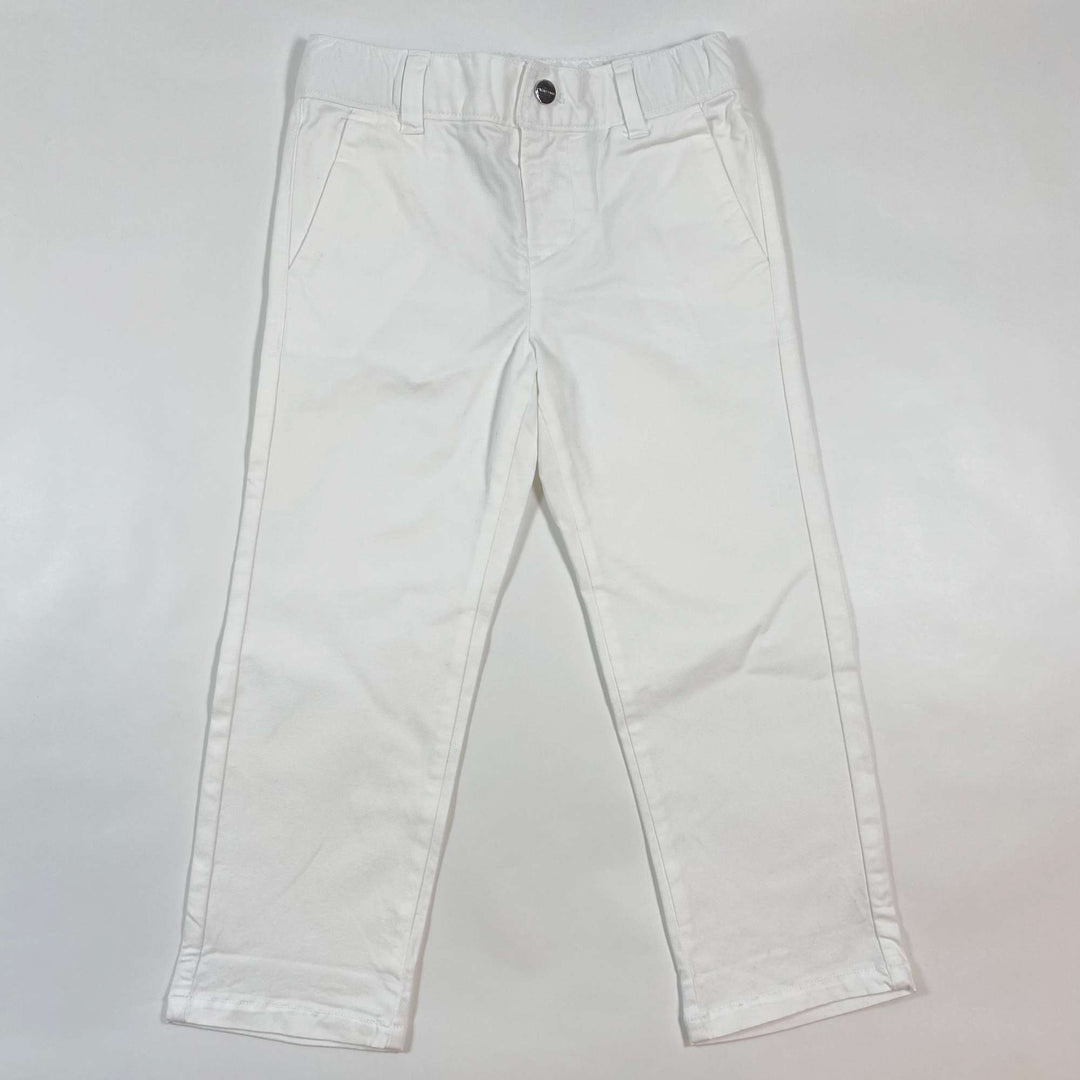 Jacadi white cotton chinos 3Y/95 1