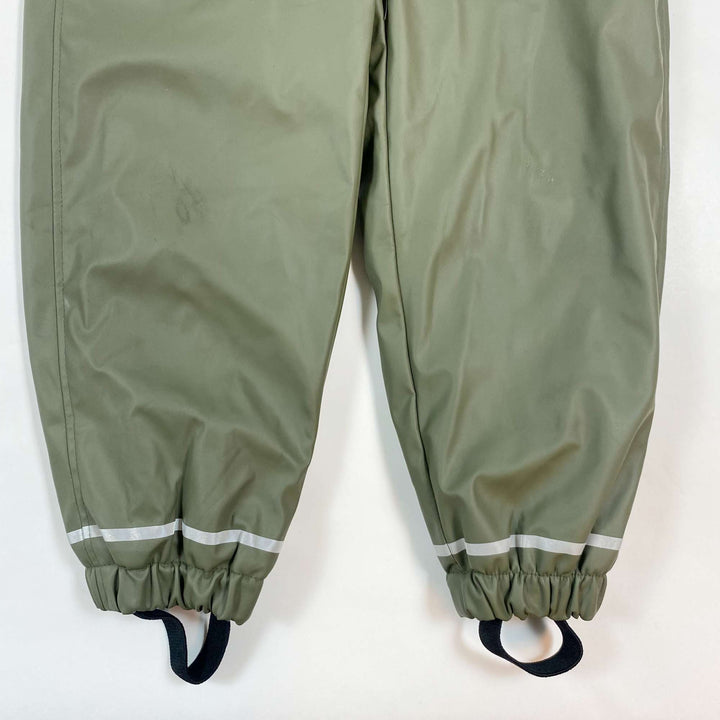Zara khaki thermo rain trousers 4-5Y/110 3