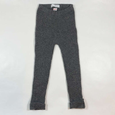 Zara grey melange cashmere rib knit leggings 4-5Y/110 1