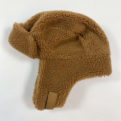 H&M brown teddy fleece trapper hat 4-8Y 1