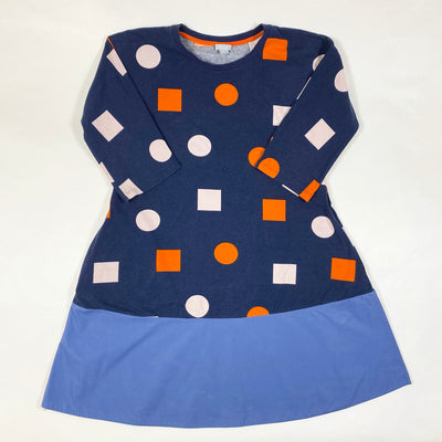 COS blue two-tone geometric dress 122/128 1