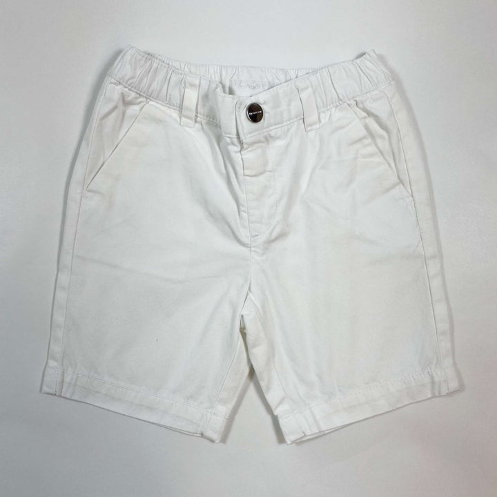 Jacadi white cotton chino shorts 24M/88 1