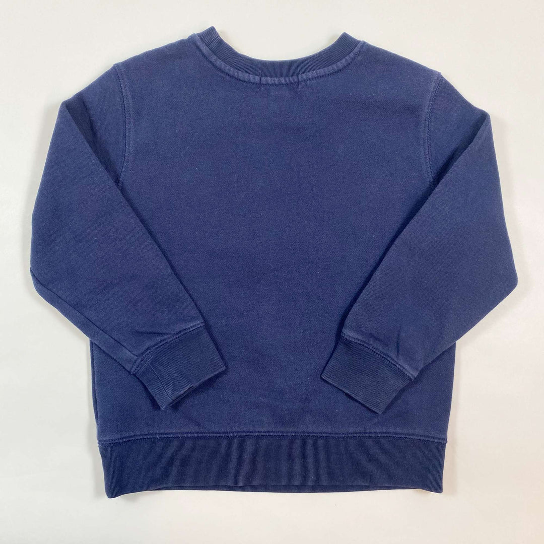 Ralph Lauren navy polo teddy print sweatshirt 5Y 2