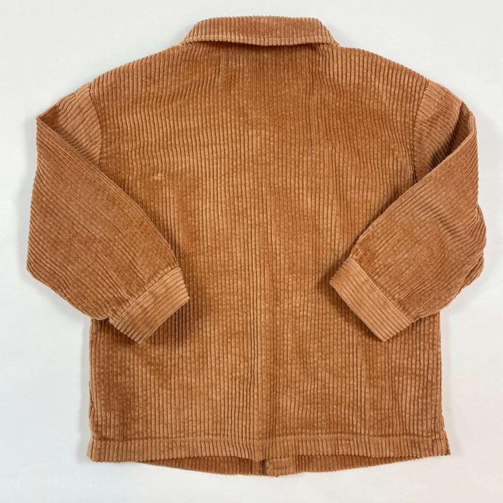 Zara burnt terracotta corduroy jacket 3-4Y/104 2