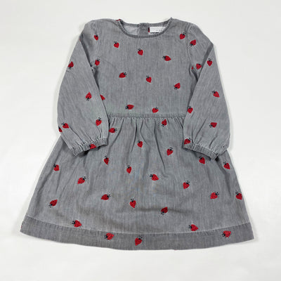 Stella McCartney Kids grey skippy ladybug dress 36M 1